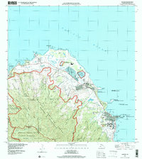 Download a high-resolution, GPS-compatible USGS topo map for Kahuku, HI (2000 edition)