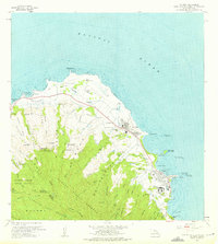 1965 Map of Kahuku, 1975 Print