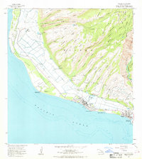 1963 Map of Kekaha, HI, 1969 Print
