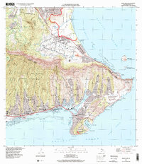 preview thumbnail of historical topo map of Honolulu County, HI in 1999
