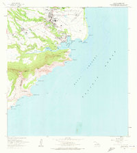 1963 Map of Lihue, 1973 Print