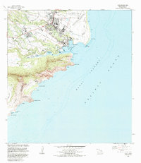 1983 Map of Lihue, 1984 Print