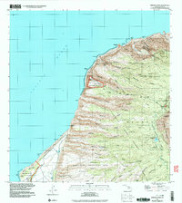 Download a high-resolution, GPS-compatible USGS topo map for Makaha Point, HI (2003 edition)
