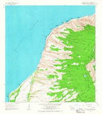 Download a high-resolution, GPS-compatible USGS topo map for Makaha Point, HI (1967 edition)