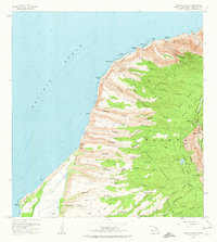 Download a high-resolution, GPS-compatible USGS topo map for Makaha Point, HI (1974 edition)