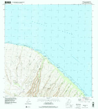 preview thumbnail of historical topo map of Maui County, HI in 1991