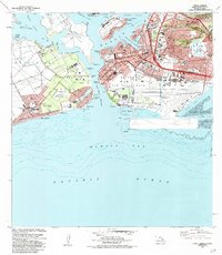 Download a high-resolution, GPS-compatible USGS topo map for Pearl Harbor, HI (1984 edition)