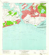 1959 Map of Ewa Beach, HI, 1961 Print