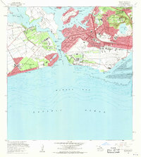 1968 Map of Ewa Beach, HI, 1970 Print