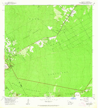 1963 Map of Fern Forest, HI, 1964 Print