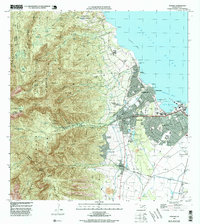 1997 Map of Wailuku, 1999 Print