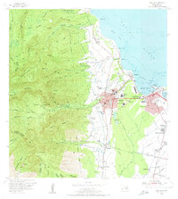 1955 Map of Wailuku, 1974 Print