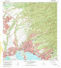 1983 Map of Waipahu, HI, 1984 Print