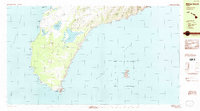 preview thumbnail of historical topo map of Kauai County, HI in 1984