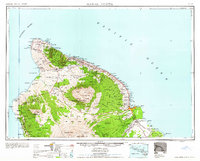 1961 Map of Hawaii North