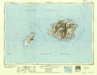 1954 Map of Kauai