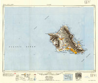 1954 Map of Oahu