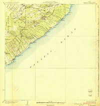 1924 Map of Black Sands, HI