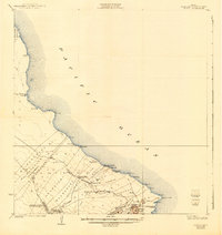 Download a high-resolution, GPS-compatible USGS topo map for Makuu, HI (1943 edition)