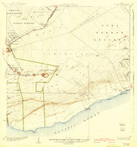 1924 Map of Fern Forest, HI, 1940 Print