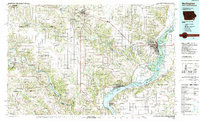 preview thumbnail of historical topo map of Burlington, IA in 1985