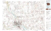 preview thumbnail of historical topo map of Des Moines, IA in 1984