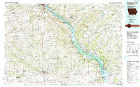 Download a high-resolution, GPS-compatible USGS topo map for Dubuque South, IA (1991 edition)