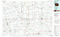 1984 Map of Iowa Falls, 1985 Print