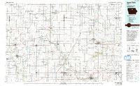 1984 Map of Iowa Falls, 1993 Print