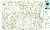 Download a high-resolution, GPS-compatible USGS topo map for Muscatine, IA (1989 edition)