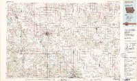 preview thumbnail of historical topo map of Oskaloosa, IA in 1982