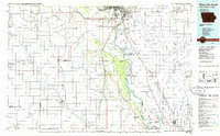 1986 Map of Homer, NE