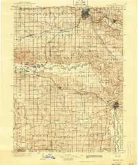 1903 Map of Fairfax, 1943 Print