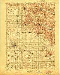 1901 Map of Oelwein, IA