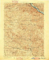 preview thumbnail of historical topo map of Peosta, IA in 1901