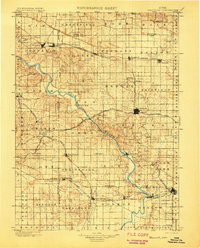 1901 Map of Stanwood