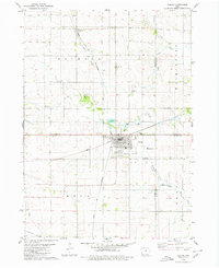1979 Map of Ackley, IA, 1980 Print