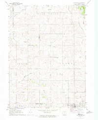 preview thumbnail of historical topo map of Guthrie County, IA in 1971