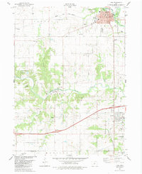 preview thumbnail of historical topo map of Adel, IA in 1982