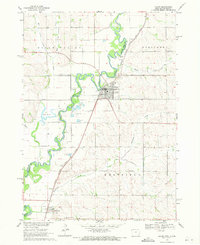 Download a high-resolution, GPS-compatible USGS topo map for Akron, IA (1971 edition)