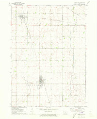 1971 Map of Albert City, 1973 Print
