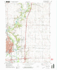 Download a high-resolution, GPS-compatible USGS topo map for Ames East, IA (1978 edition)