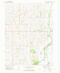 preview thumbnail of historical topo map of Pottawattamie County, IA in 1971