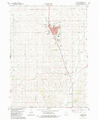preview thumbnail of historical topo map of Audubon, IA in 1983