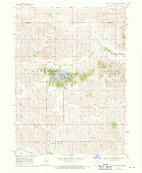 1968 Map of Poweshiek County, IA, 1970 Print