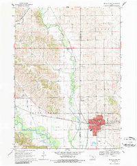 Download a high-resolution, GPS-compatible USGS topo map for Belle Plaine, IA (1986 edition)