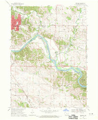 Download a high-resolution, GPS-compatible USGS topo map for Bertram, IA (1970 edition)