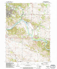 Download a high-resolution, GPS-compatible USGS topo map for Bertram, IA (1994 edition)