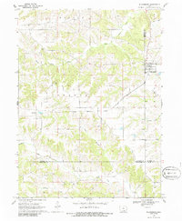 Download a high-resolution, GPS-compatible USGS topo map for Blakesburg, IA (1986 edition)
