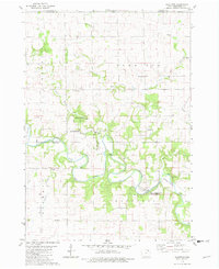 Download a high-resolution, GPS-compatible USGS topo map for Bluffton, IA (1982 edition)